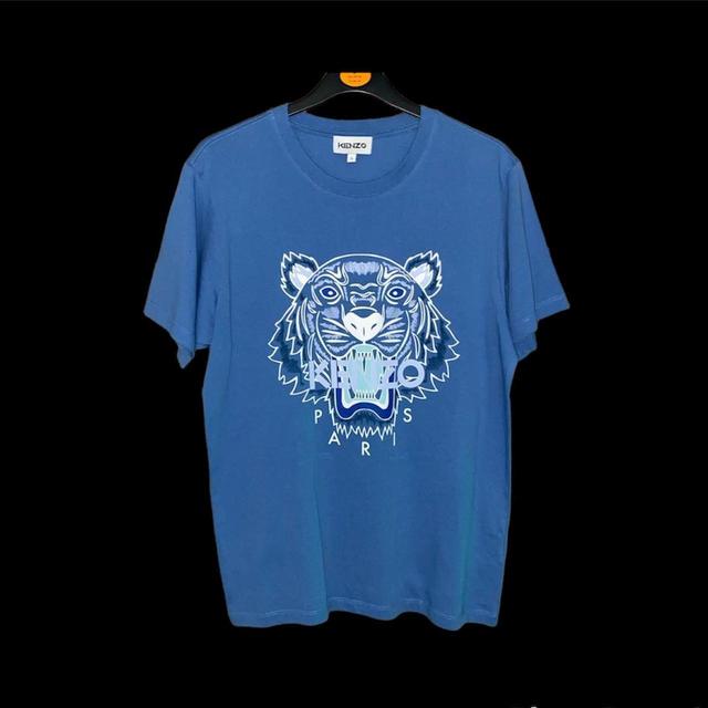 Kenzo Men's T-shirt - Blue - S on Productcaster.