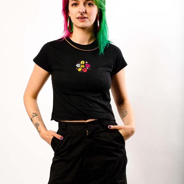 Custom Women's T-shirt - Black - S on Productcaster.