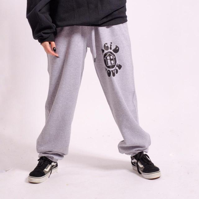 Custom Men's Sweatpants - Grey/Black - XXS on Productcaster.