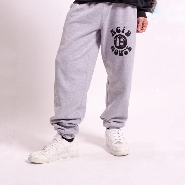 Custom Men's Sweatpants - Grey - S on Productcaster.