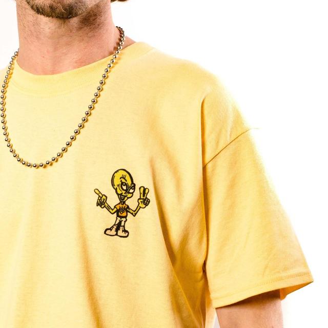 Custom Men's T-shirt - Yellow - XL on Productcaster.