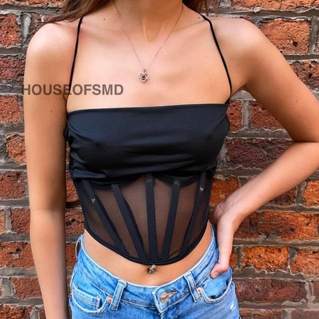 Women's Crop top - Black - 12 on Productcaster.