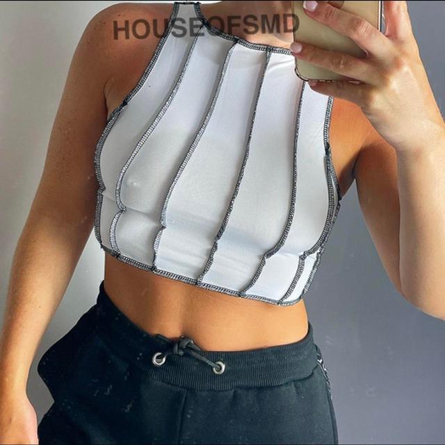 Women's Crop top - White - 8 on Productcaster.