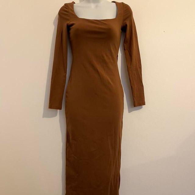 Boohoo Women's Maxi Dress - Brown - XS on Productcaster.