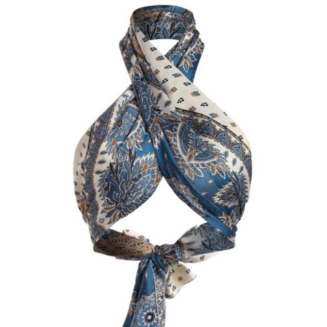 Women's Scarf - Blue on Productcaster.