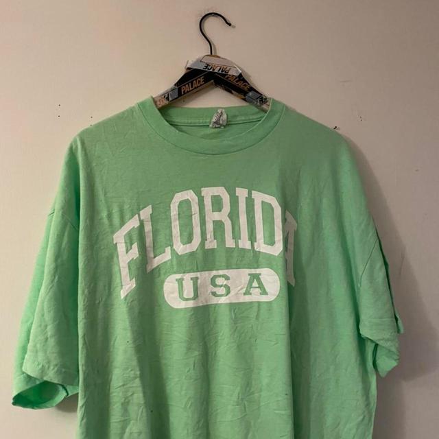 American Vintage Men's T-shirt - Green - XL on Productcaster.