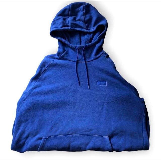 Nike Men's Hoodie - Blue - M on Productcaster.