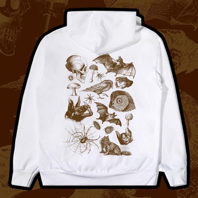 Custom Women's Hoodie - Cream - M on Productcaster.