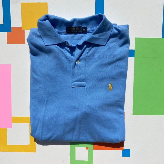 Polo Ralph Lauren Men's Polo shirt - Blue - M on Productcaster.