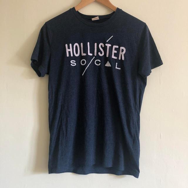 Hollister Co. Women's T-shirt - Navy - 10 on Productcaster.