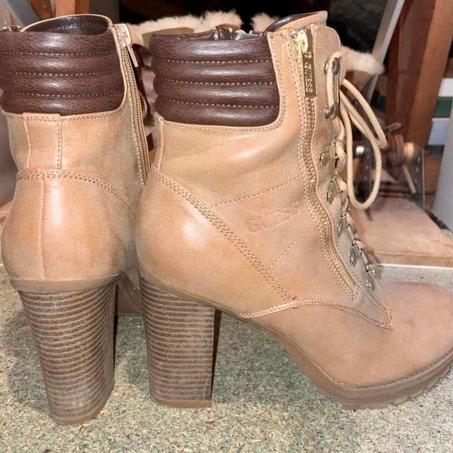 Guess Women's Boots - Tan/Khaki - UK 7 on Productcaster.