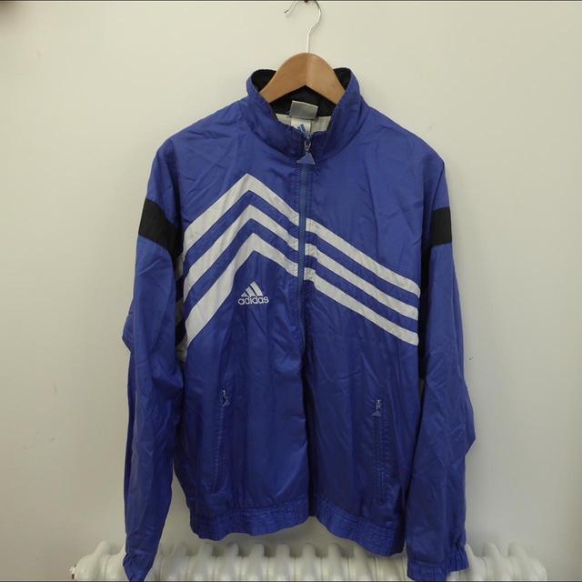 Adidas Men's Lightweight Jacket - Blue - M on Productcaster.