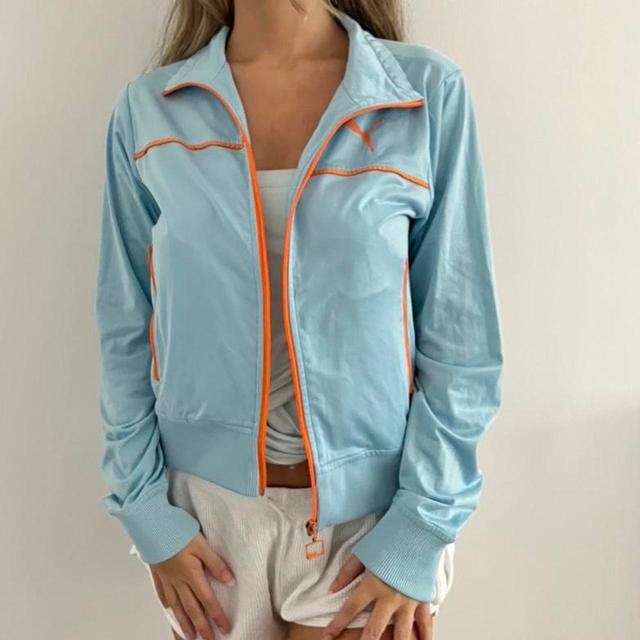 Puma Women's Lightweight Jacket - Blue - M on Productcaster.