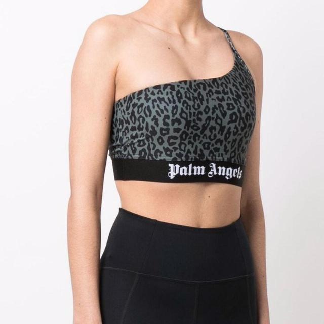 Palm Angels Women's Crop top - Green - S on Productcaster.