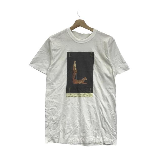 Vintage Men's T-shirt - White - S on Productcaster.