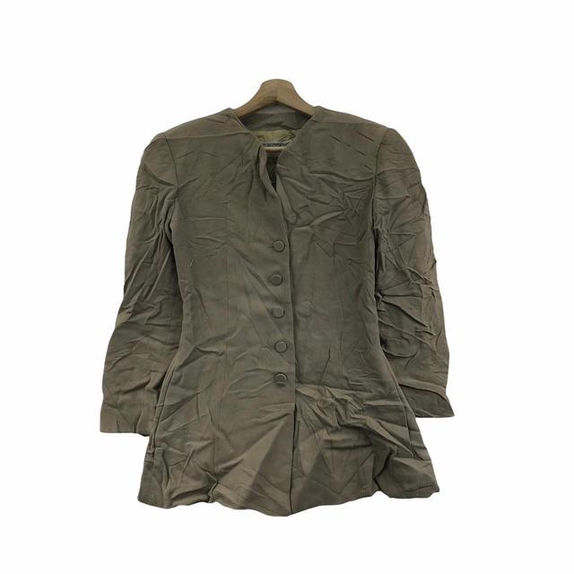 Emporio Armani Women's Blazer - Tan - S on Productcaster.