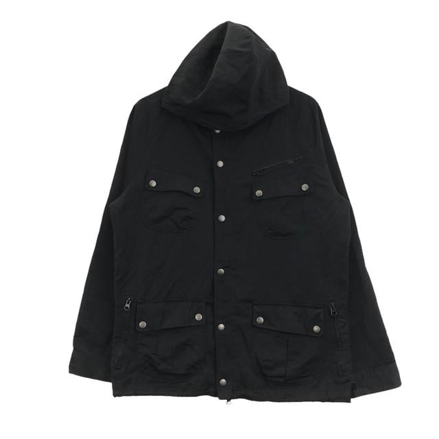 Vintage Men's Windbreaker - Black - L on Productcaster.