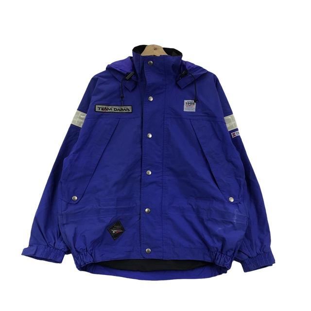 Vintage Men's Windbreaker - Blue - L on Productcaster.