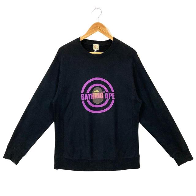 BAPE Men's Sweatshirt - Black - M on Productcaster.