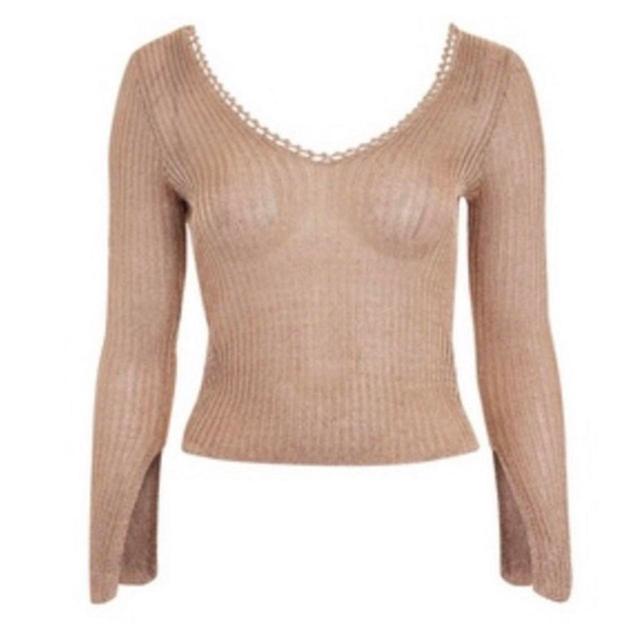 Topshop Women's Jumper - Gold - 8 on Productcaster.