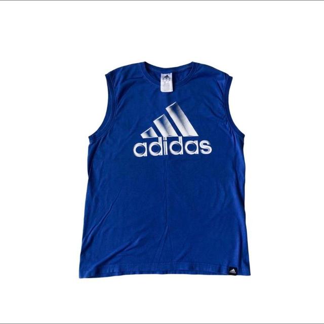 Adidas Men's T-shirt - Blue on Productcaster.