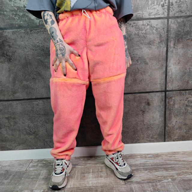 Handmade Women's Sweatpants - Pink - S on Productcaster.