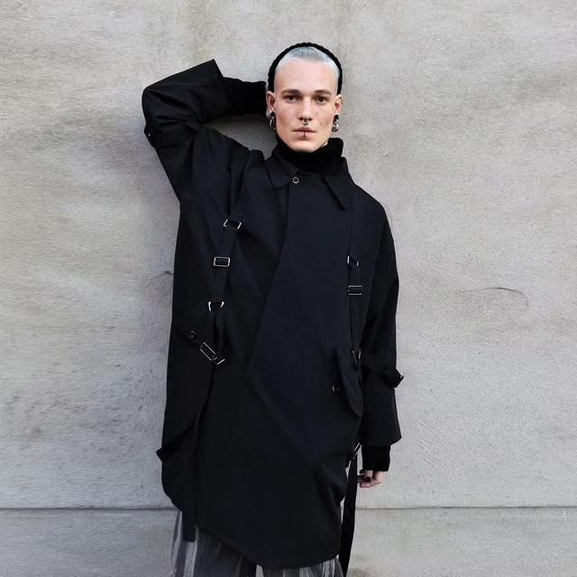 Handmade Men's Trench - Black - S on Productcaster.