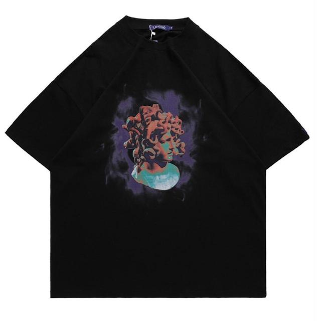 Handmade Women's T-shirt - Black - XL on Productcaster.