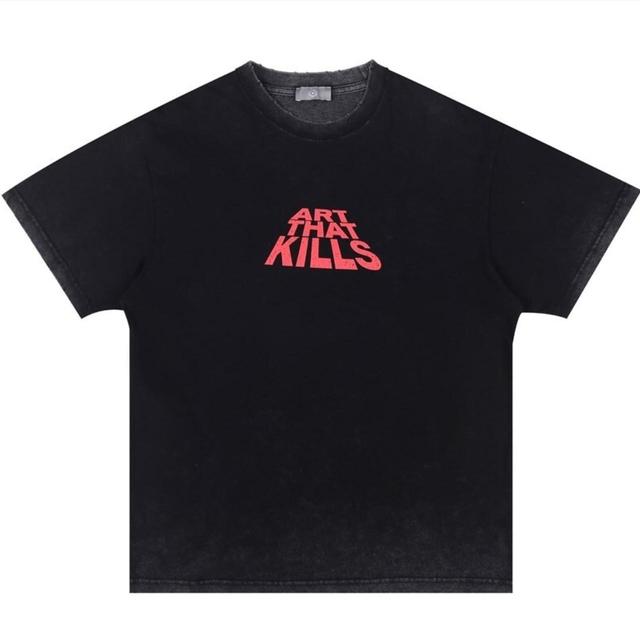 Custom Men's T-shirt - Black - L on Productcaster.