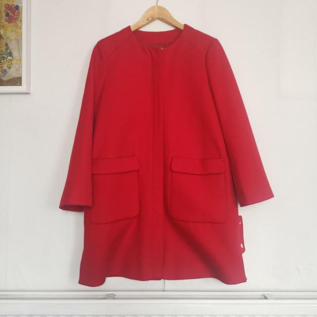 Mango Women's Peacoat - Red - M on Productcaster.