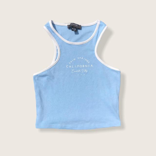 Primark Women's Crop top - Blue - S on Productcaster.