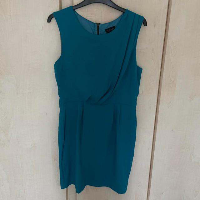 Topshop Women's Party Dress - Blue - 12 on Productcaster.