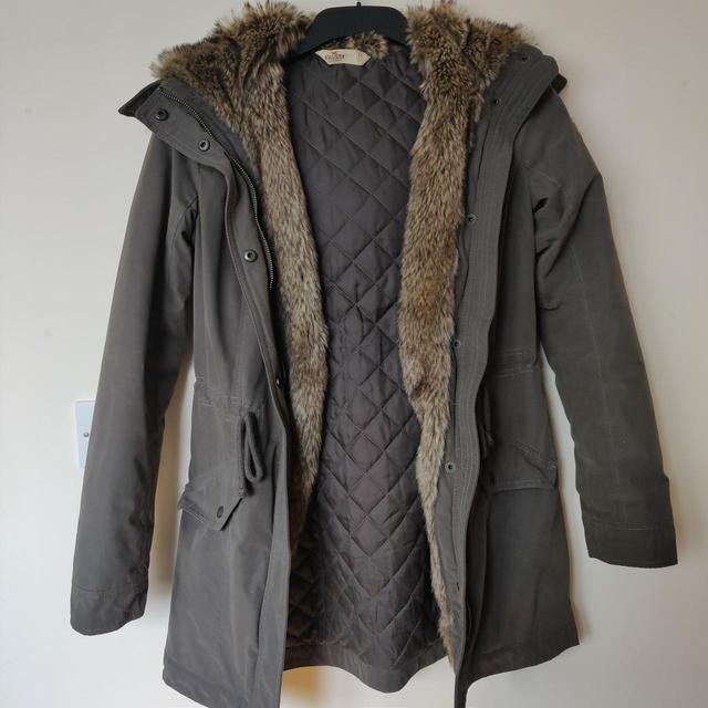 Hollister Co. Women's Coat - Khaki - XS on Productcaster.