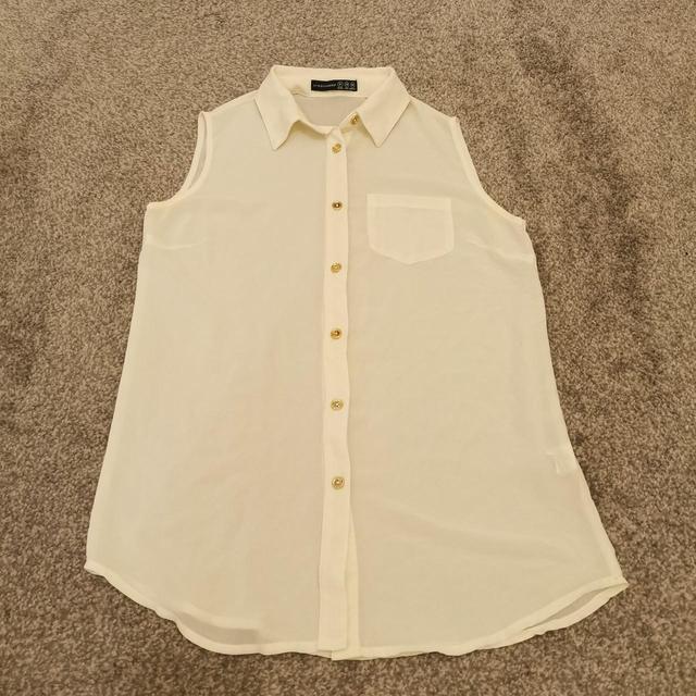 Primark Women's Blouse - White - 6 on Productcaster.