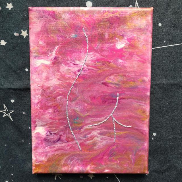 Handmade Painting - Pink on Productcaster.