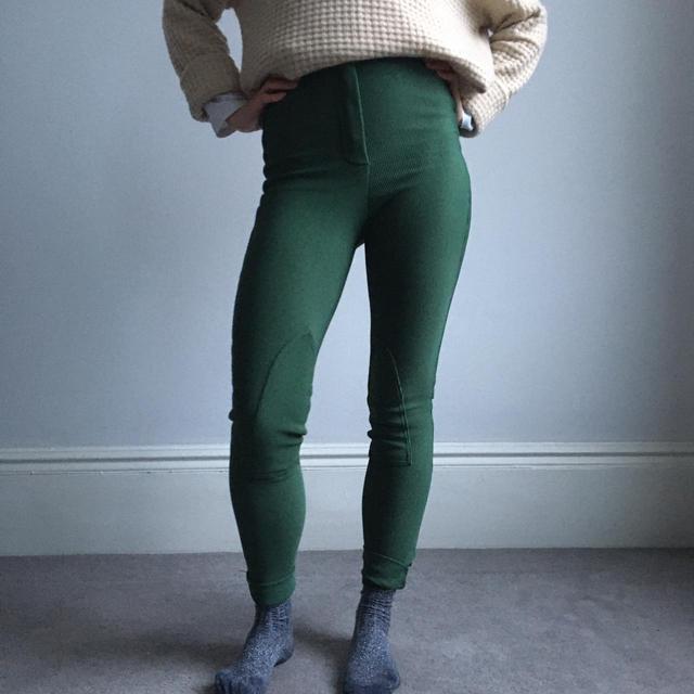 American Apparel Women's Trousers - Green - XS on Productcaster.