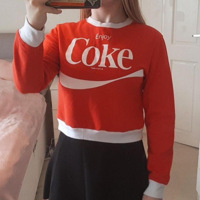 Coca-Cola Women's Jumper - White - S on Productcaster.