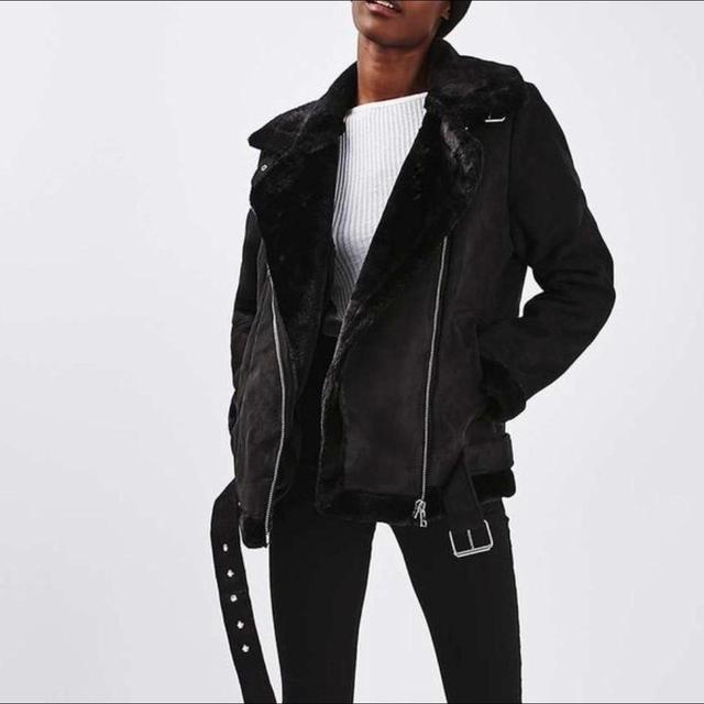 Topshop Women's Jacket - Black - UK 10 on Productcaster.