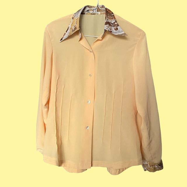 Vintage Women's Shirt - Yellow - 14 on Productcaster.