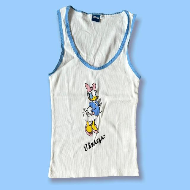 Disney Women's Vest - White - 10 on Productcaster.