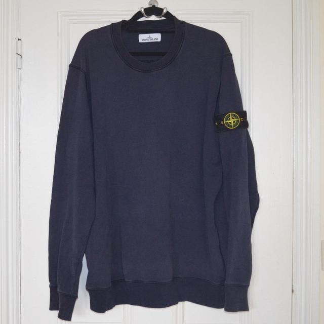 Stone Island Men's Sweatshirt - Navy - L on Productcaster.