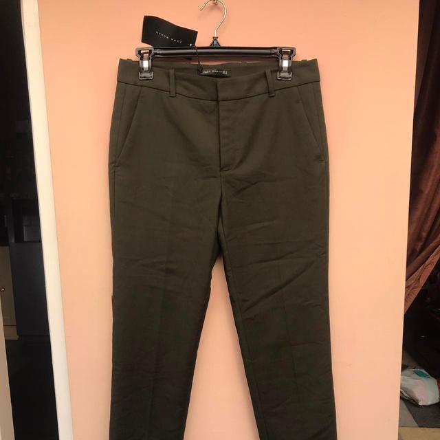 Zara Women's Trousers - Khaki - S on Productcaster.