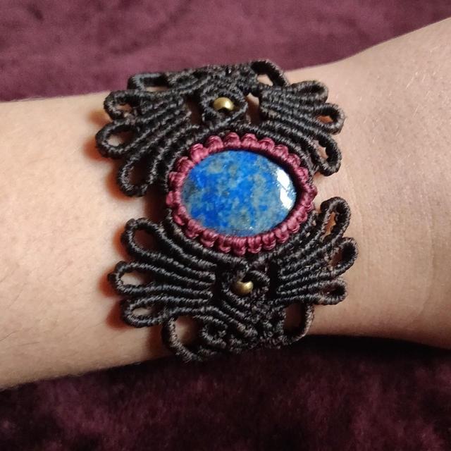 Women's Bracelet - Brown/Blue on Productcaster.