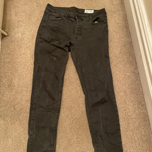 Primark Men's Slim Distressed Jeans - Black - 32" on Productcaster.