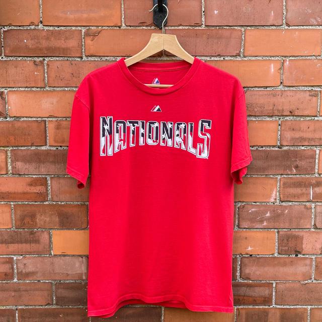 MLB Men's T-shirt - Red - M on Productcaster.