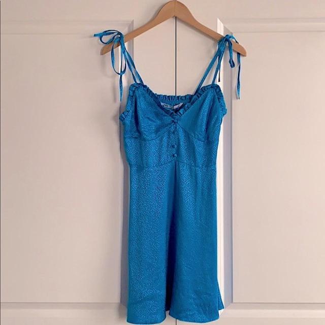 Zara Women's Dress - Blue - S on Productcaster.