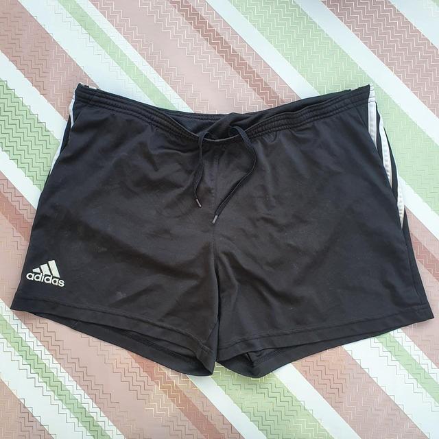 Adidas Women's Shorts - Black - UK 14 on Productcaster.