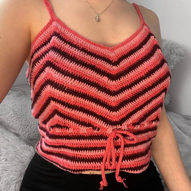 Women's Crop top - Pink - 8 on Productcaster.