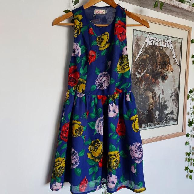 Women's Dress - Blue/Multi - M on Productcaster.