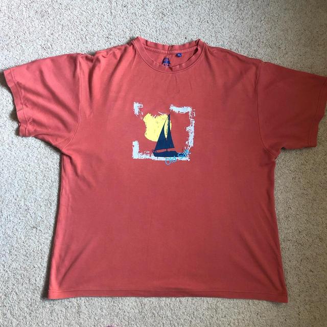 Vintage Men's T-shirt - Orange - XL on Productcaster.